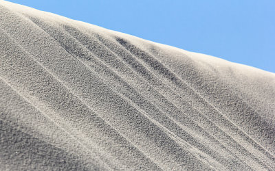 Sand pattern on a dune in White Sands National Monument