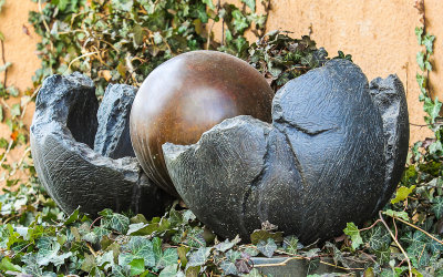 Sculpture near Santa Fe Plaza