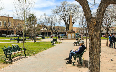 Old Santa Fe Plaza, Santa Fe New Mexico