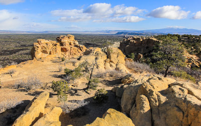 The Sandstone Bluffs Overlook in El Malpais National Monument