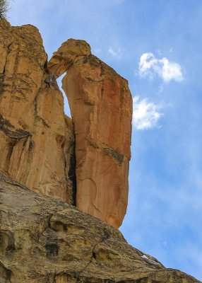 A window from the Inscription Rock Trail in El Morro National Monument