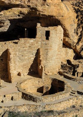 Cliff Palace kiva in Mesa Verde National Park