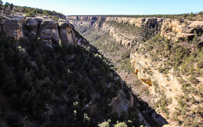 Cliff Canyon in Mesa Verde National Park