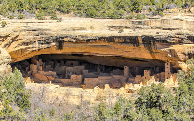 Cliff Palace from the Mesa Top Loop in Mesa Verde National Park