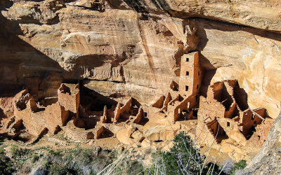 Square Tower House in Mesa Verde National Park