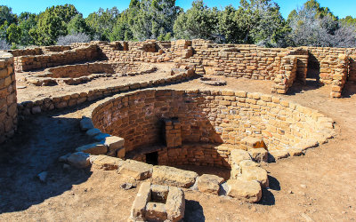 Coyote Village dwelling at the Far View Site in Mesa Verde National Park