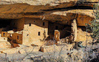Close-up of Spruce Tree House in Mesa Verde National Park