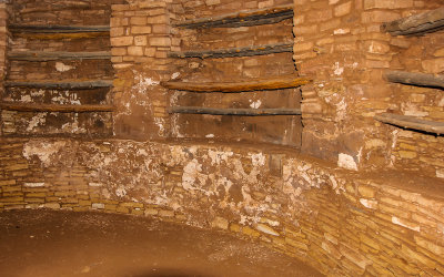 Interior kiva at Lowry Pueblo in Canyon of the Ancients National Monument
