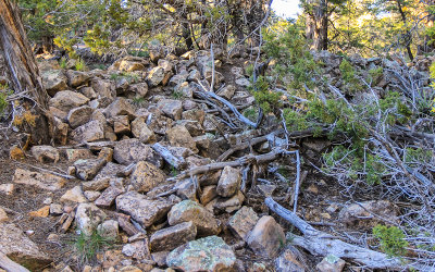 Ruins at Sand Canyon Pueblo in Canyon of the Ancients National Monument