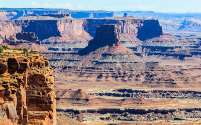 Mesa viewed from the Buck Canyon Overlook in Canyonlands National Park