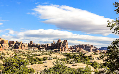 Chesler Park from along the Chesler Park Loop Trail in Canyonlands National Park