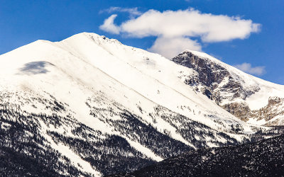 Jeff Davis Peak (12,771 ft.) and Wheeler Peak (13,063 ft.) in Great Basin National Park