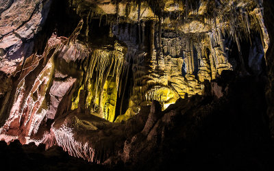 Lehman Caves formations in Great Basin National Park