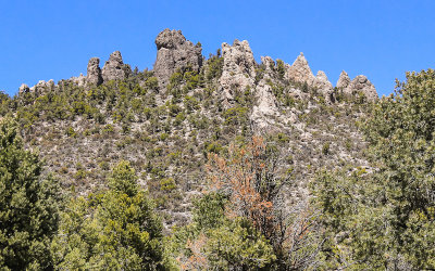 Rocky hilltop along the Shoshone Road in Great Basin National Park