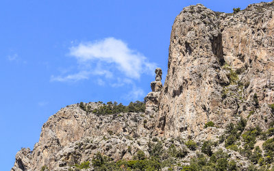 Pinnacle Rock as seen from the Shoshone Road in Great Basin National Park