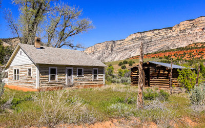 The old Chew ranch along the Echo Park Road in Dinosaur National Monument