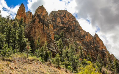 Spires along the Sheep Creek Geological Loop along the Flaming Gorge Scenic Byway