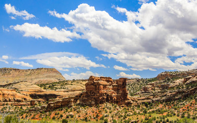 Clouds over Echo Canyon in Colorado National Monument