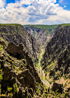 Kneeling Camel formation from the Kneeling Camel View in Black Canyon of the Gunnison National Park