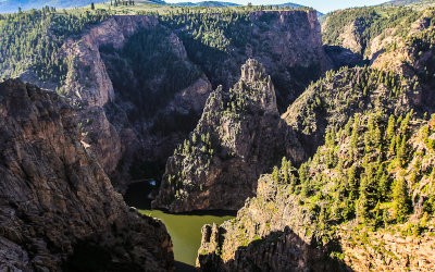 Curecanti Needle (700 ft.) along the Morrow Point Lake in Curecanti National Recreational Area