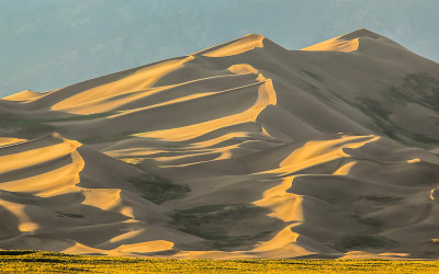 Star Dune before sunset in Great Sand Dunes National Park