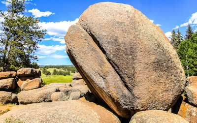 On top of the boulders along the Boulder Creek Trail in Florissant Fossil Beds National Monument