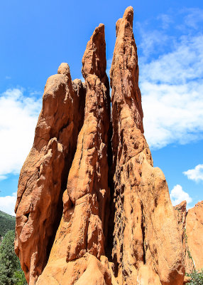 One of the Cathedral Spires in the Garden of the Gods