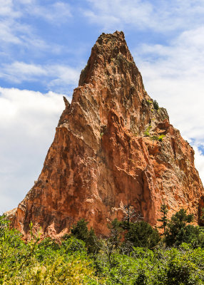 Cathedral Rock (Gray Rock) in the Garden of the Gods