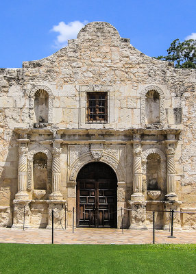 Front of the Alamo shrine, San Antonio Missions NHP