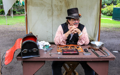The Alamo doctor and his implements, San Antonio Missions NHP