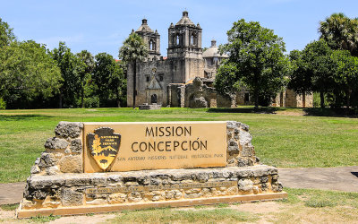 Site of Mission Concepcion in San Antonio Missions NHP 