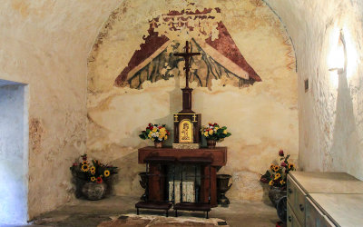 Side chapel in Mission Concepcion in San Antonio Missions NHP
