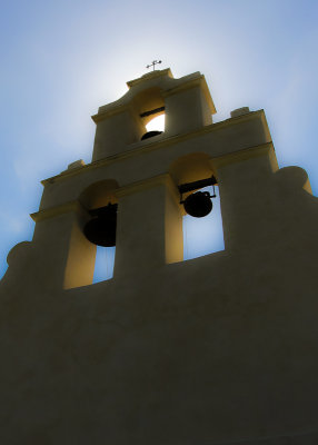 Bell tower at Mission San Juan in San Antonio Missions NHP