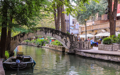 Bridge along the San Antonio River Walk