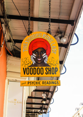 One of many voodoo shops in the French Quarter