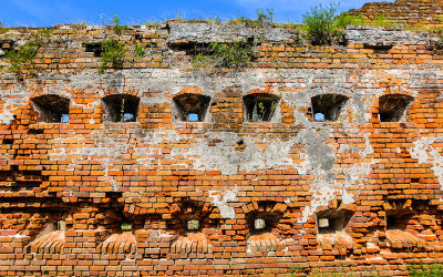 Interior wall of Fort Pike in Fort Pike State Historic Site