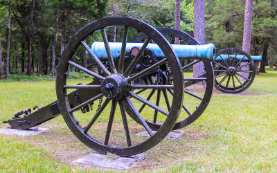 Civil War cannons in Chickamauga and Chattanooga National Military Park