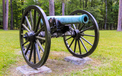 Civil War cannon in Chickamauga and Chattanooga National Military Park