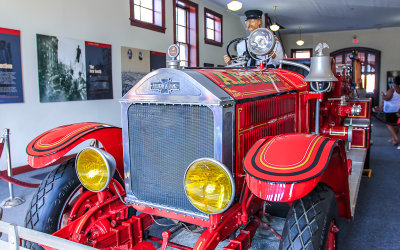 1927 La France fire engine in Fire Station No. 6 in Martin Luther King Jr. NHS