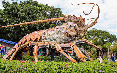 Lobster statue in the Florida Keys