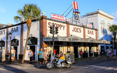 The famous Sloppy Joes Bar on Duval Street in Key West 