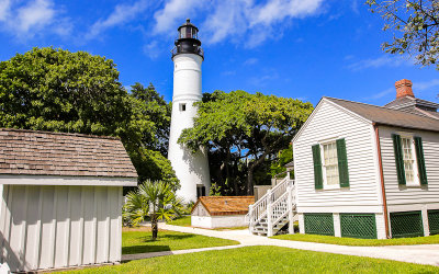 The Key West Lighthouse and Keepers Quarters in Key West