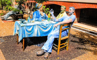 Garden party statue in Key West