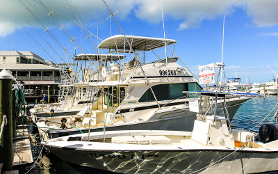 Fishing vessels docked in Key West