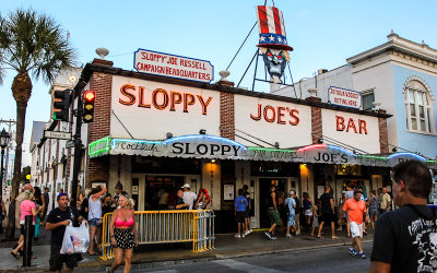 Sloppy Joes Bar at the epicenter of Fantasy Fest 
