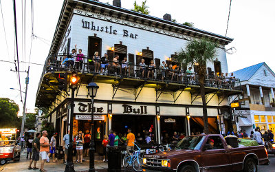 Whistle Bar and The Bull on Duval Street at Fantasy Fest