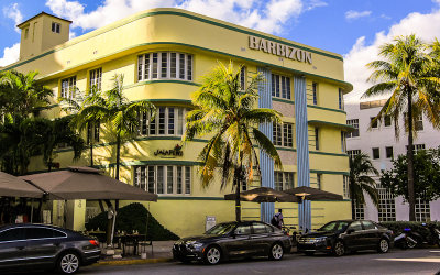 Barbizon Hotel along Collins Avenue on South Beach