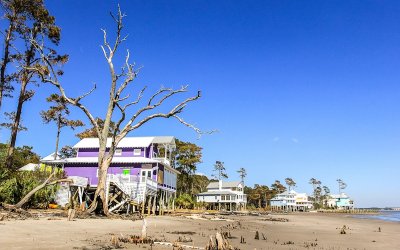 Beach homes condemned after Hurricane Matthew on Daufuskie Island
