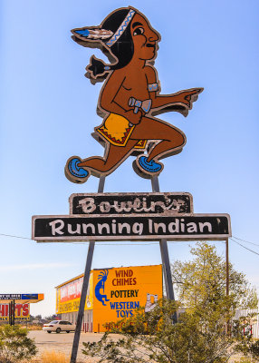 Bowlin’s Running Indian souvenir shop near Alamogordo New Mexico