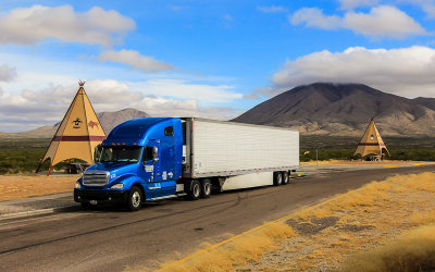 Rest stop along I-10 in New Mexico